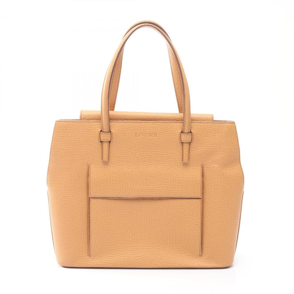 Loewe Handbag Leather Beige Cream